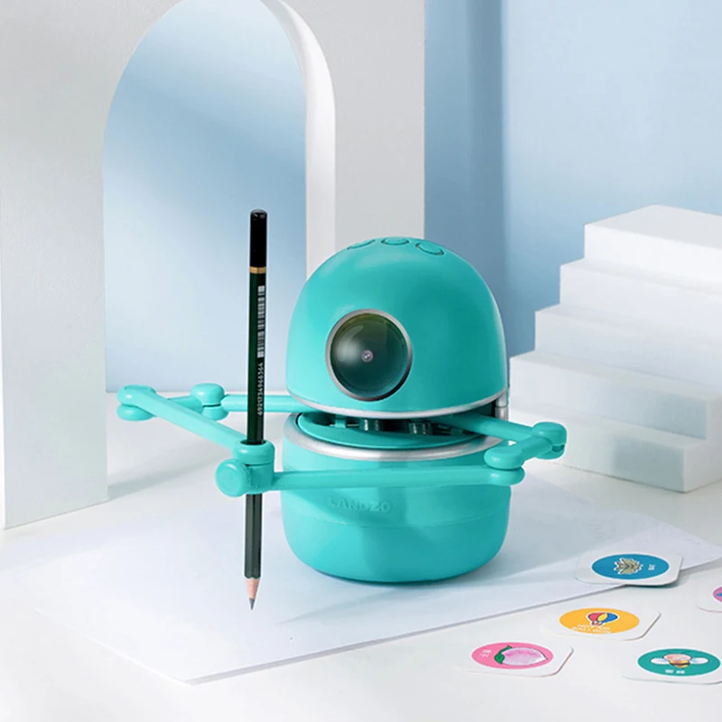 Высококачественный научный Обучающий робот для рисования, обучающий магический робот для рисования, обучающий умный DIY игрушечный робот для рисования