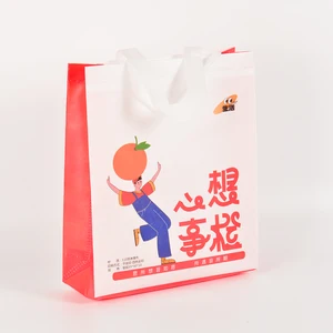 Export Quality Recyclable Thickened Durable Non-woven Shopping Bag Handle Design Multiple Sizes Custom Logo for Candle