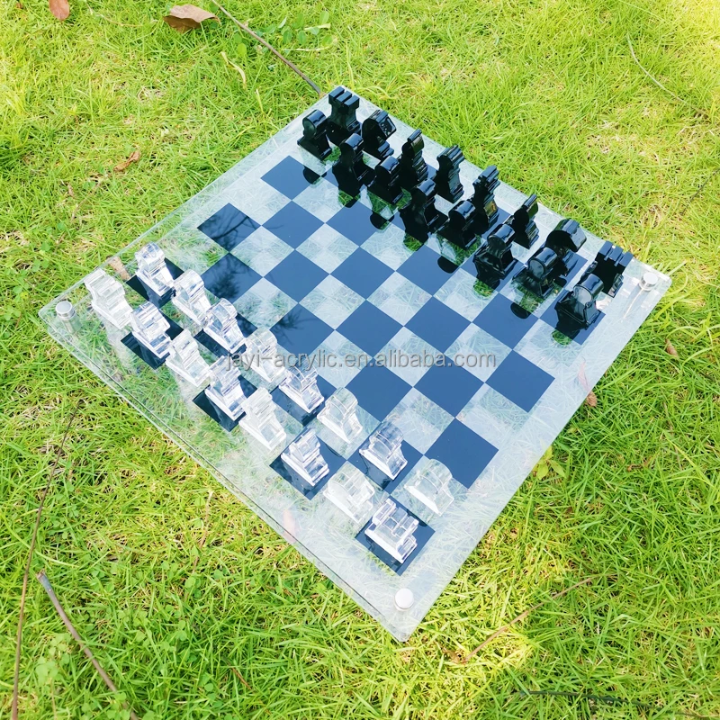 JAYI пользовательские роскошные акриловые шахматные настольные игры набор гляцит китайский производитель шахматных игр