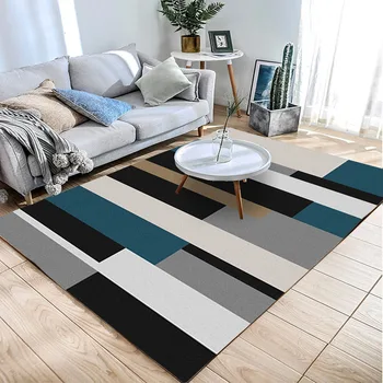 In stock new design home living room mat carpet rug for floor