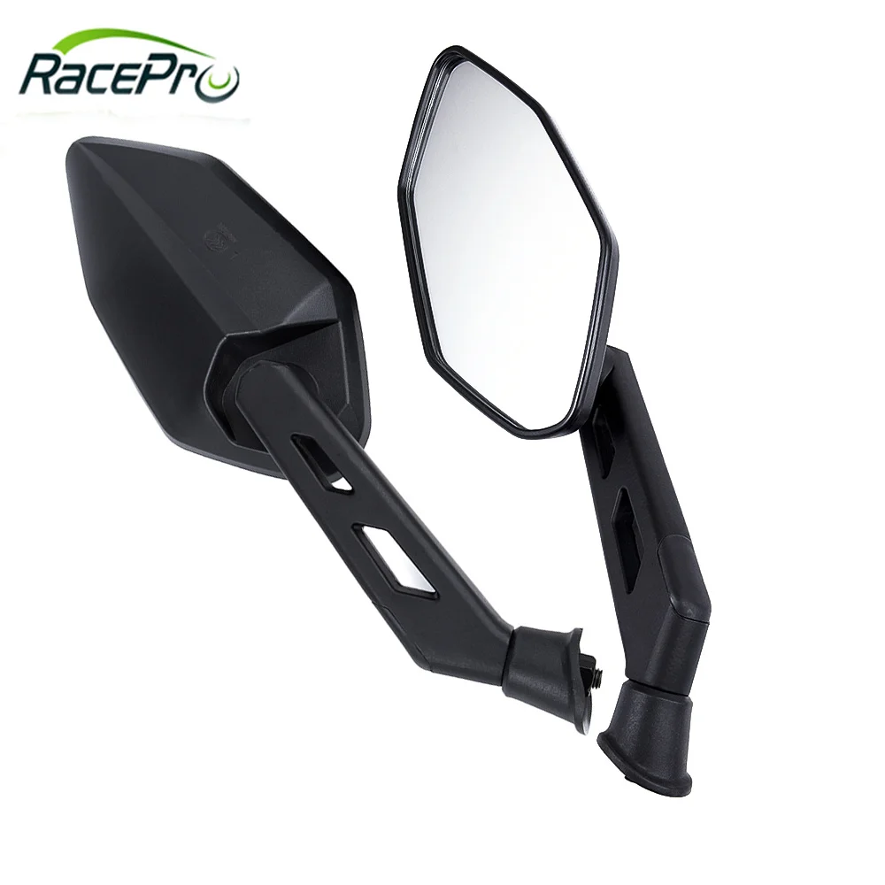 Racepro New 3c Certification Black 8mm 10mm Motorcycle Rear View