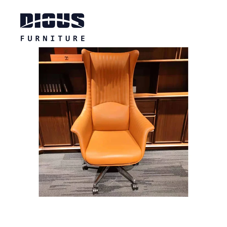 Dious comfortable modern design massage leather office swivel chair manufacturer