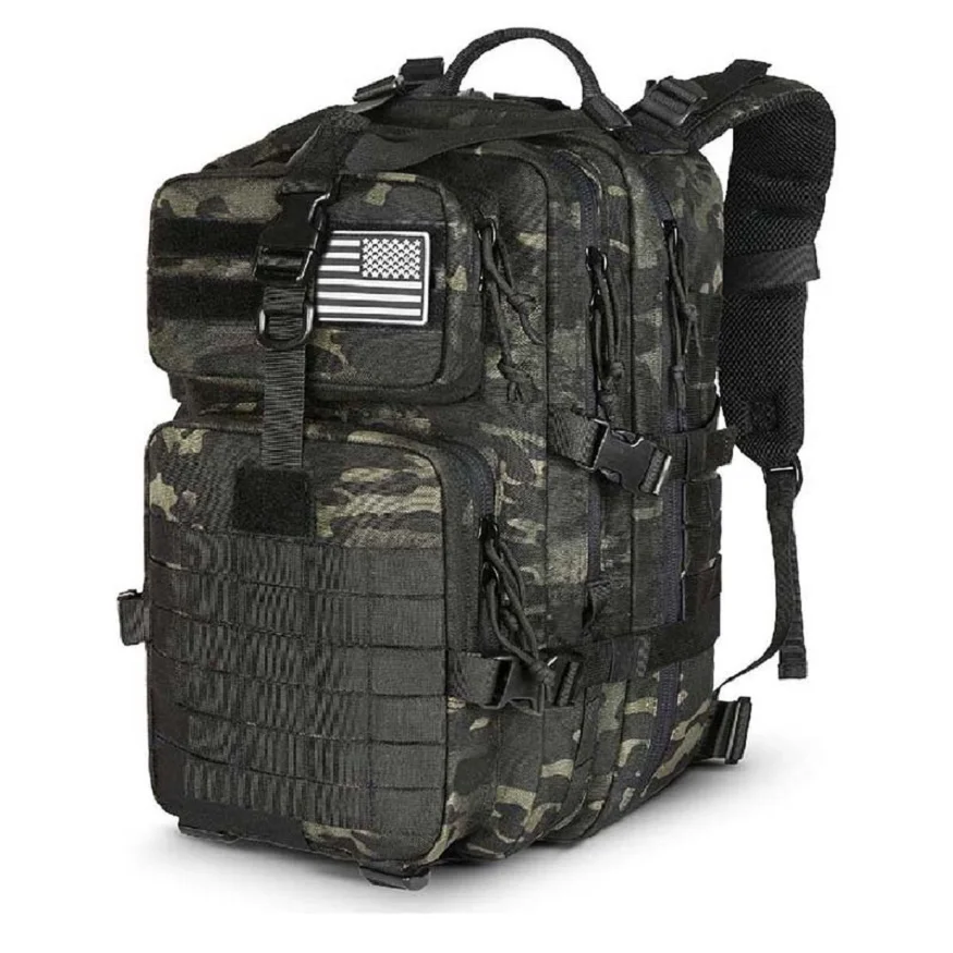 China Factory Customized Outdoor Travel Camping Rucksack Camouflage Hunting Backpack Large Capacity Tactical Backpack