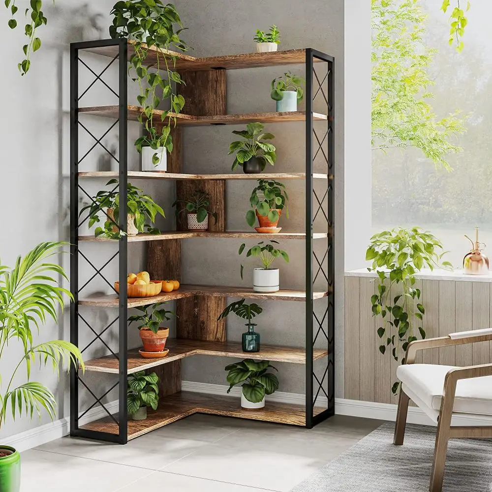Factory Wholesale Industrial Bookcases Bookshelf Home Office Furniture