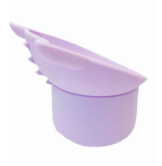 Силиконовая наклонная миска для кошки на присоске с подставкой