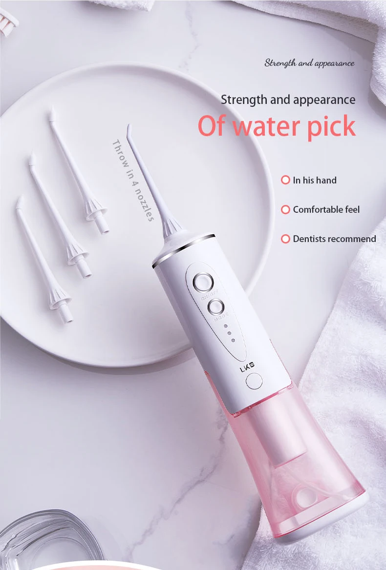 portable oral irrigator dental flosser
