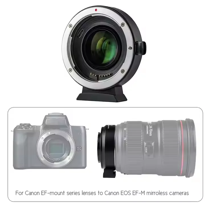 Adaptador EF-EOS M2 Speed Booster 0.71x - Iberia - Loja oficial da Marca Adaptador EF-EOS M2 Speed Booster 0.71x - Iberia - Loja oficial da Marca