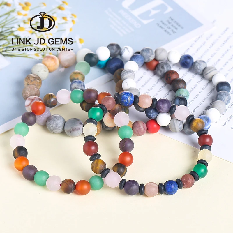 Solar System Chakra Healing Bracelet with Natural Stones