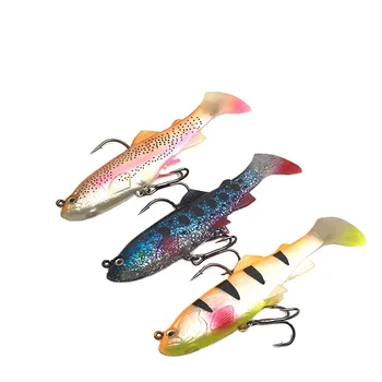 High Quality 19.5cm/135g T-Tail Rainbow Hard Bait for Bass Freshwater Fish Midwater Baits for Stream River Lake Fishing PVC – Hard Lure – view 3