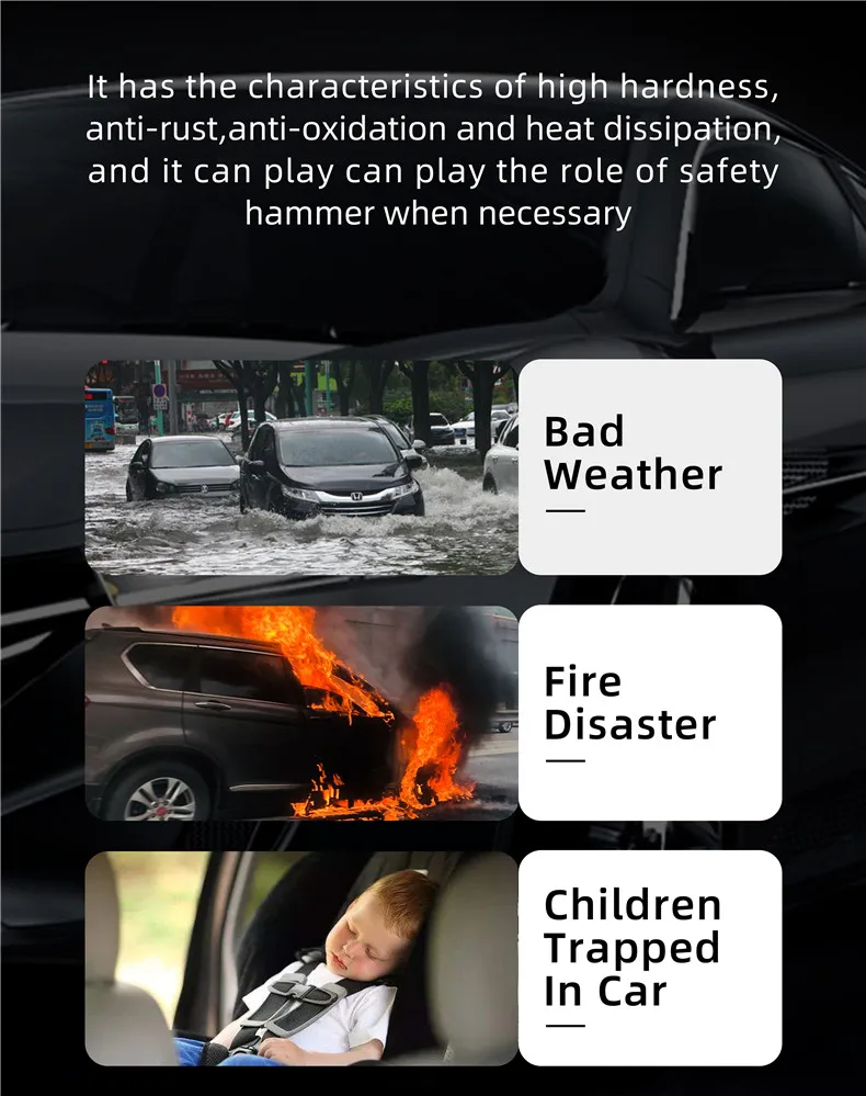 Быстрое Автомобильное зарядное устройство ICE-бинго 3 1 А 12 В 24 безопасный молоток 2 порта Usb электрическое беспроводное