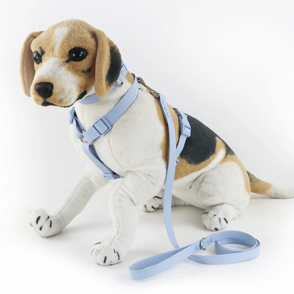 Dog Collar Leash And Harness Pvc Waterproof bing Easy To Clean