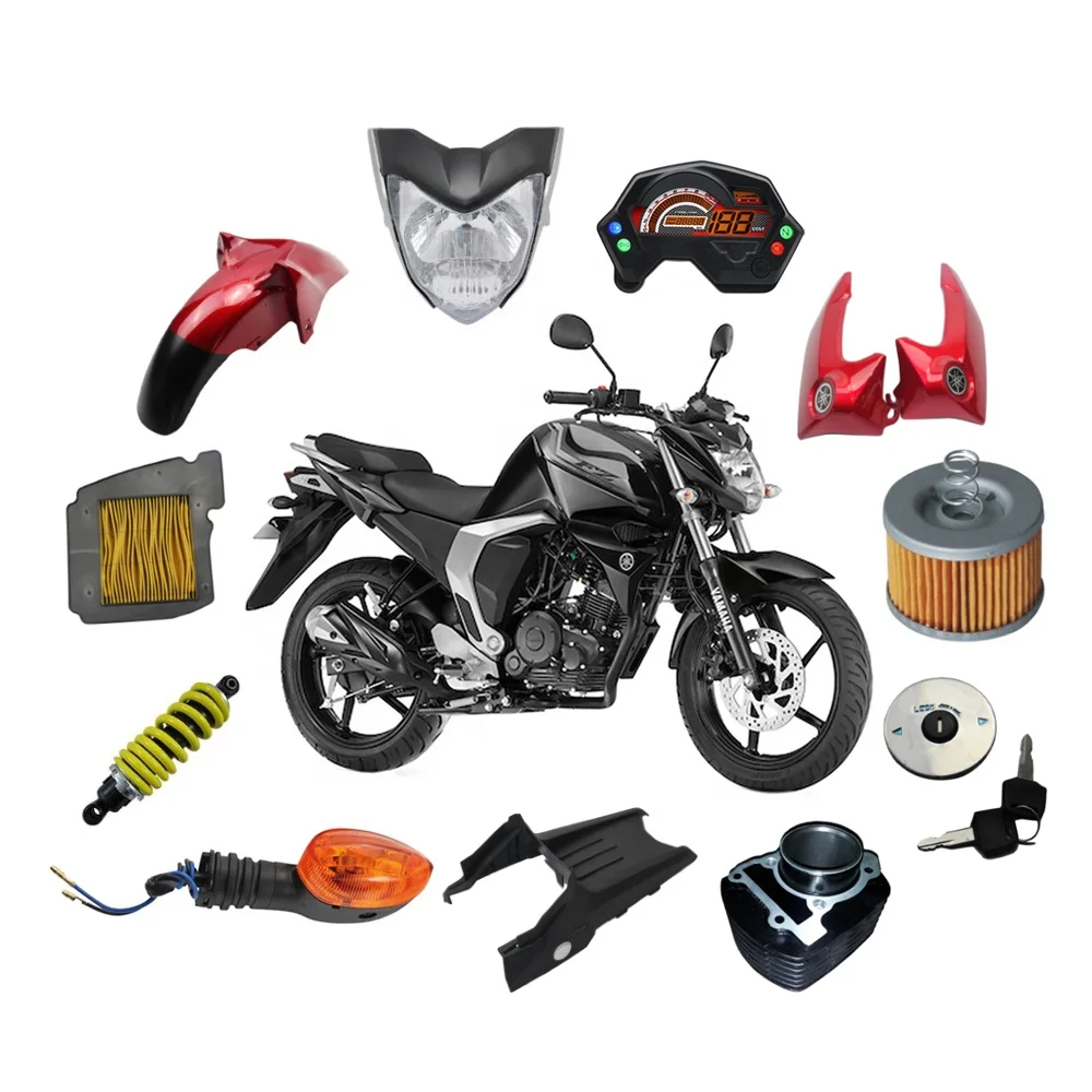 21C-XF137/21C-XF13A Motorcycle Parts Gas Tank Plastic Fairing Left Right Fuel Tank Side Cover for Street Bike FZ16