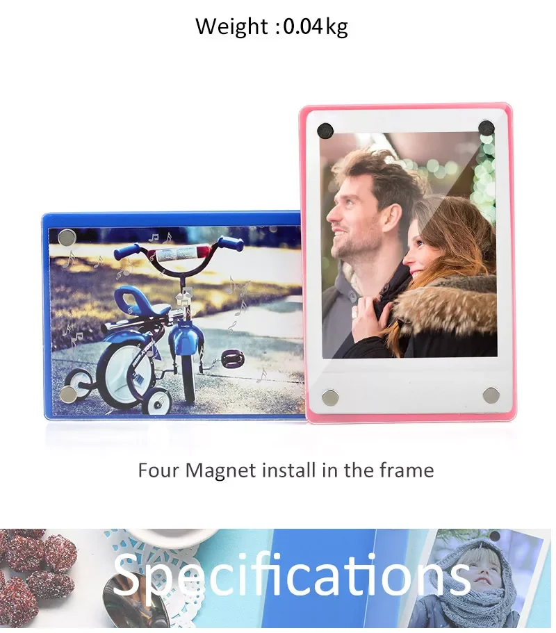 Clear Acrylic Kodak/polaroid/instax Mini/ Square/ Wide Picture Frame Collage Sets Instant Photo