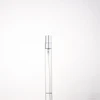 Botella transparente con bomba de plata UV y tapa