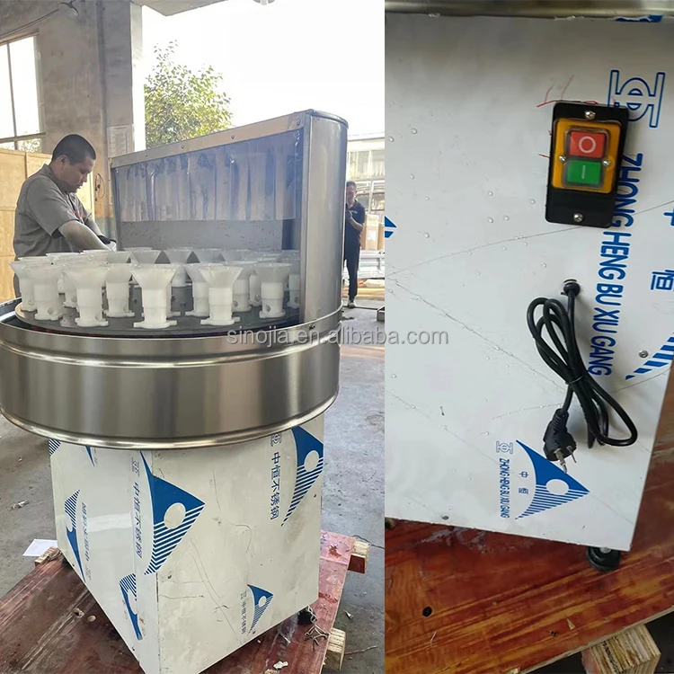 Highefficiency Glass Bottle Washing Machine / 32 Heads Glass Wine Bottle Cleaner / Beer Bottle