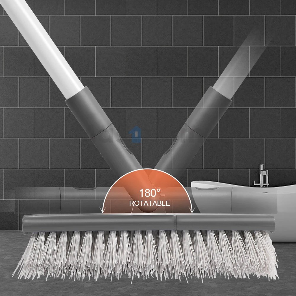 Masthome Magic Pp Two Head Silicone Water Squeeze and Floor Sweeper Super Home Cleaning Broom