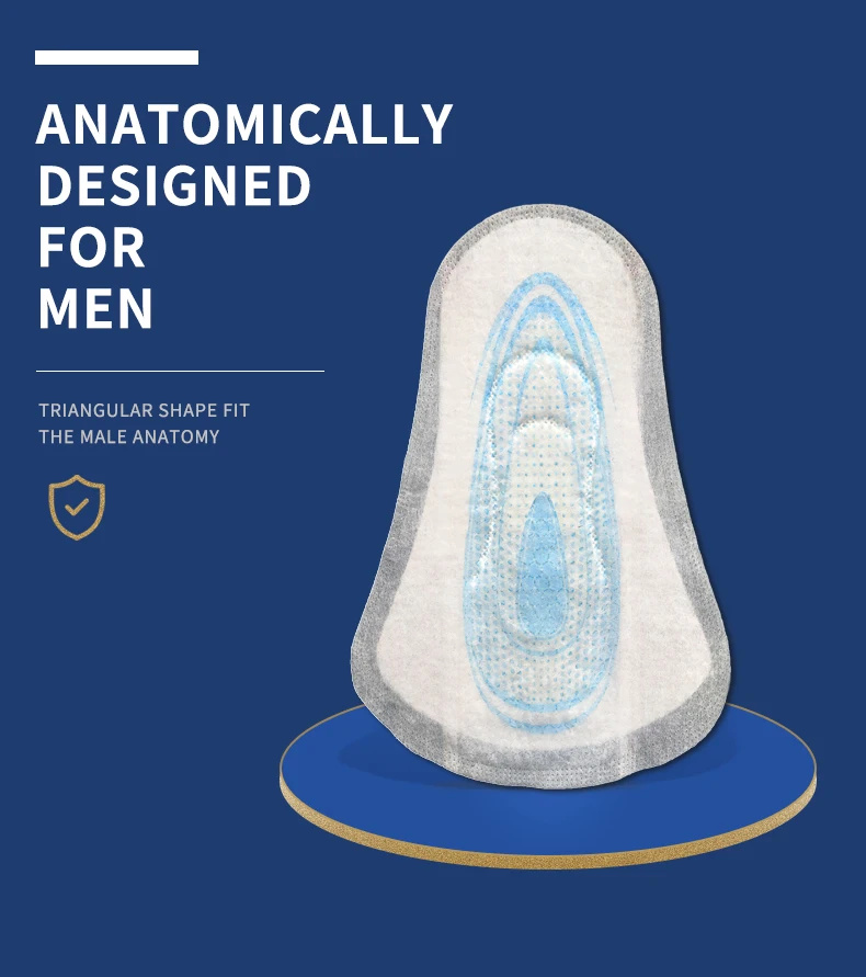 Brands Name Male Disposable Incontinence Pad Breathable Quick Dry For