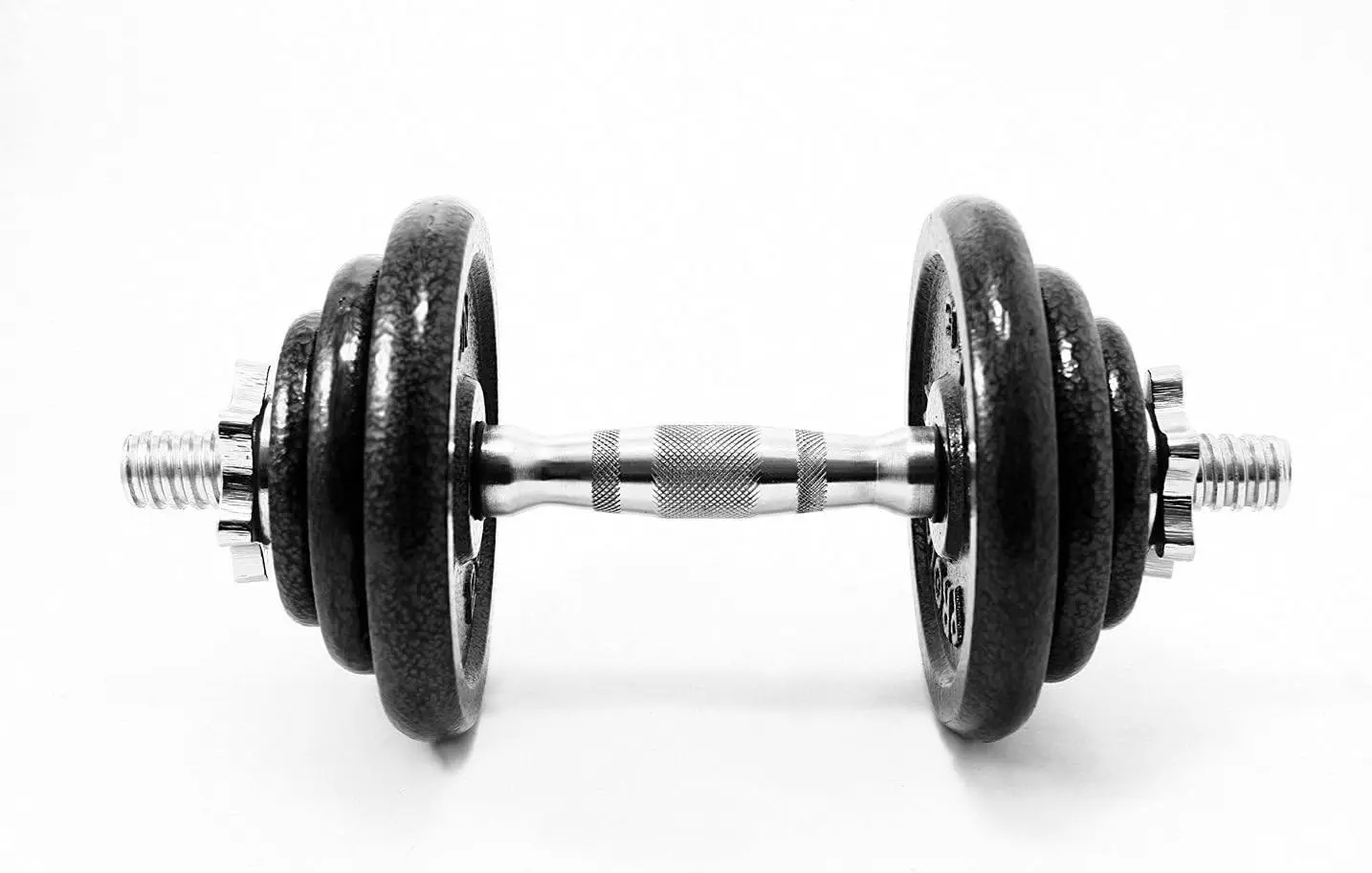 PROIRON Dumbbell Bar 35cm with Chrome Handles in Pair Wholesales,  for Dia 1in or 25mm Standard Weight Plate