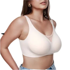 5xl 6xl Large Size Beautiful Breast Wide Strap Push up Seamless Bra Big Cup E Bra for Women Big 46d to 46 Dd Padded Bra