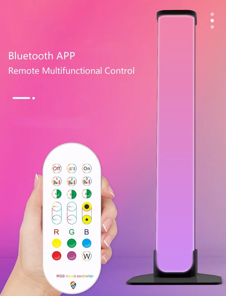 App Remote Control LED Gaming Light Bars RGB Light Bars for TV Ambient Lighting Gaming Party Room Decor