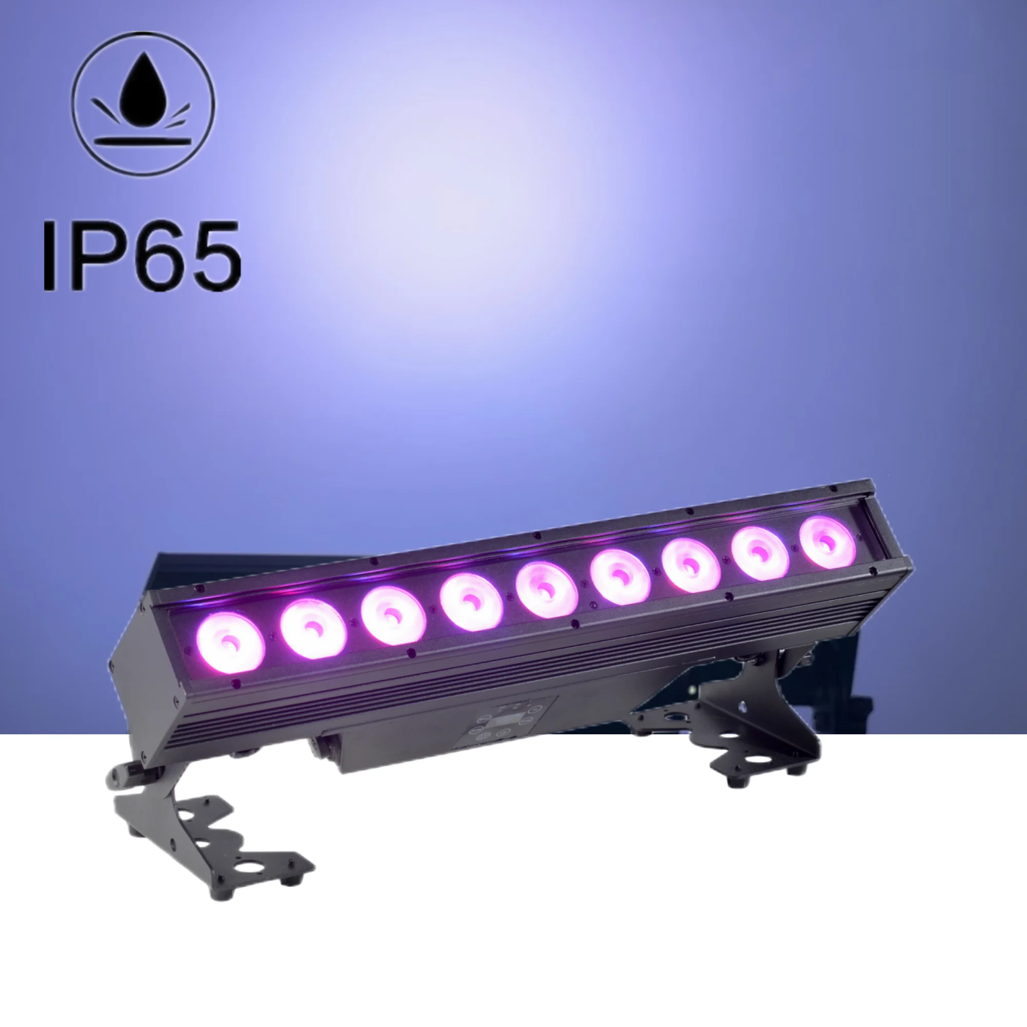 Outdoor 9*18W RGBWA+UV 6in1 LED IP65 Battery Par Light