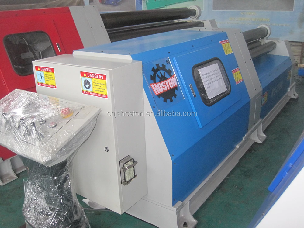 Automatic Hydraulic 4 Roller Metal Plate Rolling Machine Stainless Steel Roller Aluminum Carbon Steel Alloy Core Motor Pump