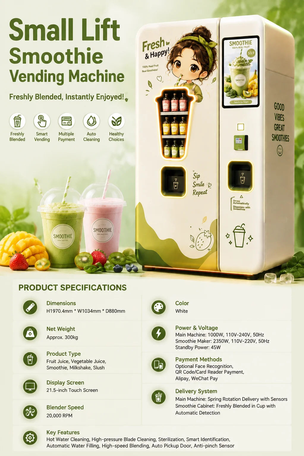 Small Life Smoothie Vending Machine