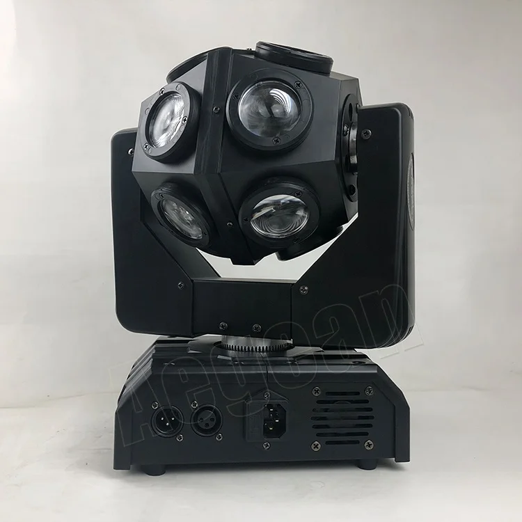 12x12w Mini Led Football Rotation Led Moving Head Stage Lights for Night Disco