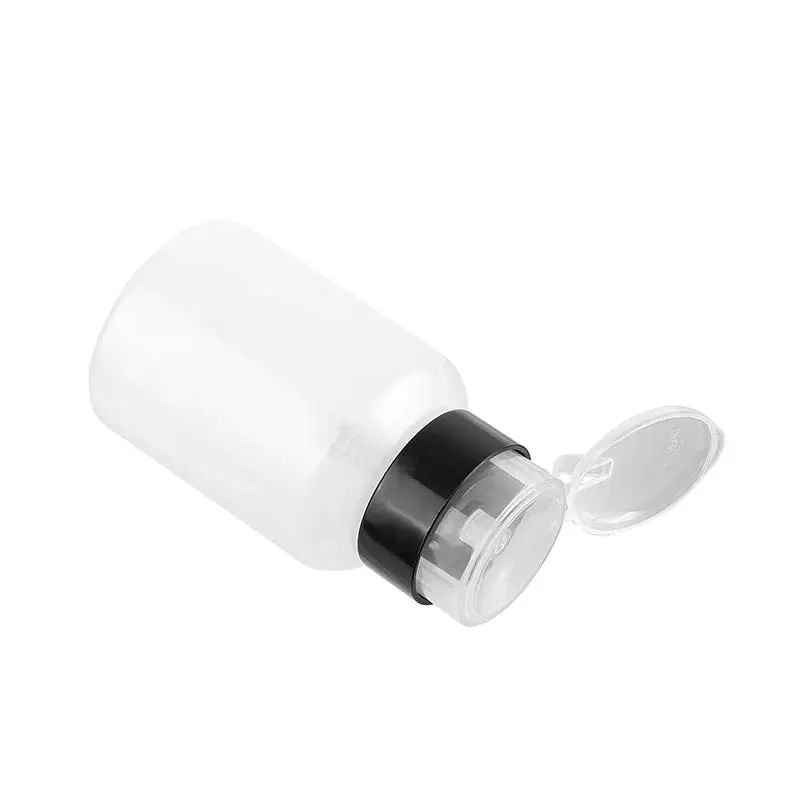 FTTH Fiber Optic Cleaning Tool Rotary Locked Plastic Alcohol Bottle Holder Empty 210ml Plastic Bottle for Liquid Alcohol
