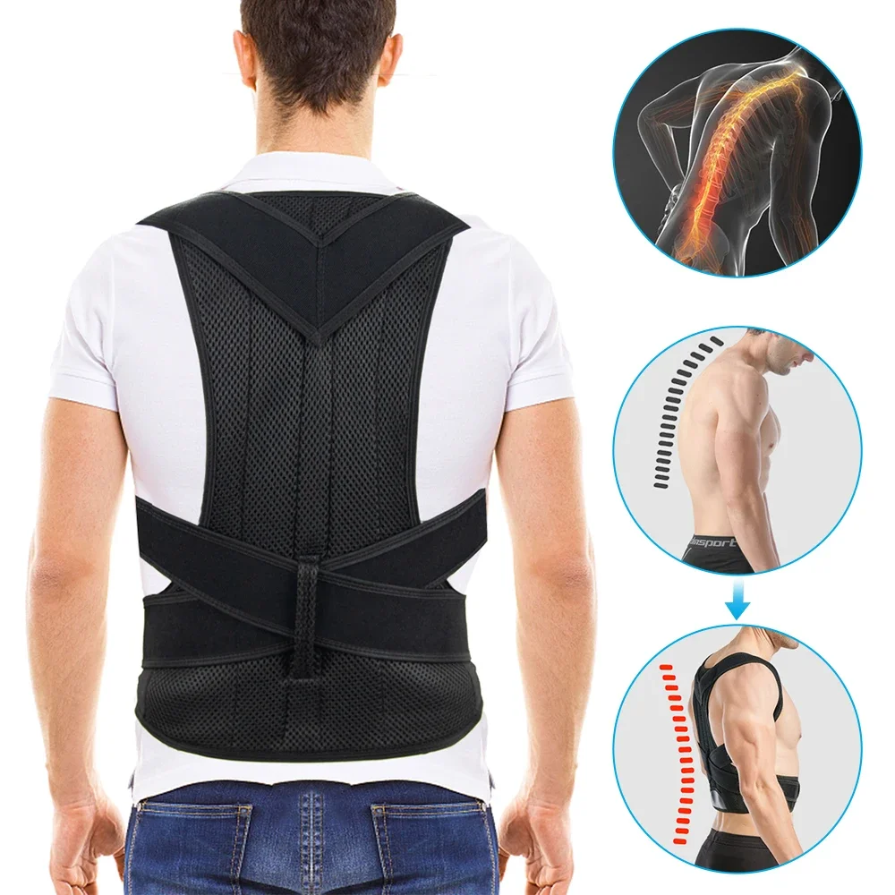 Shoulder Straightener Full Back Support Upper Lower Back Back Brace Posture Corrector