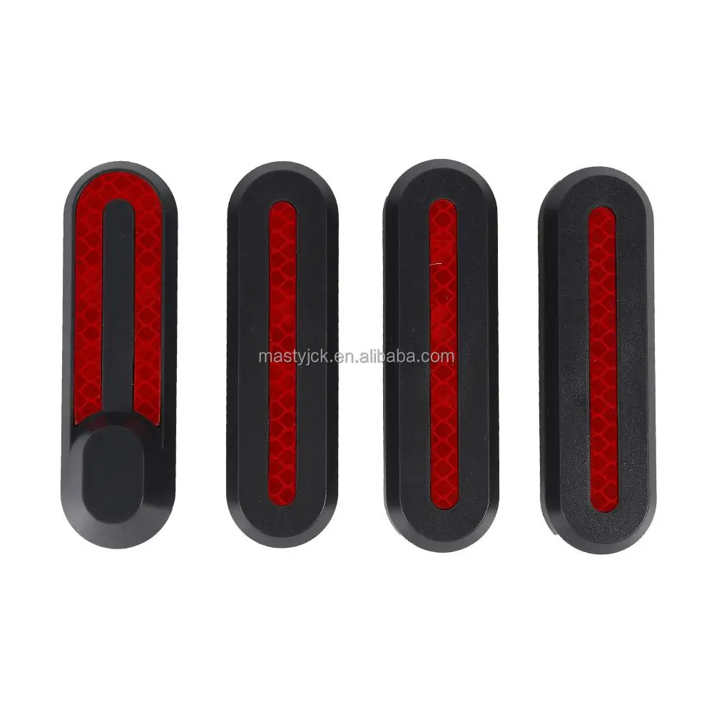 4pcs Scooter Front Rear Wheel Tyre Cover Hubs Protective Shell Case Sticker 