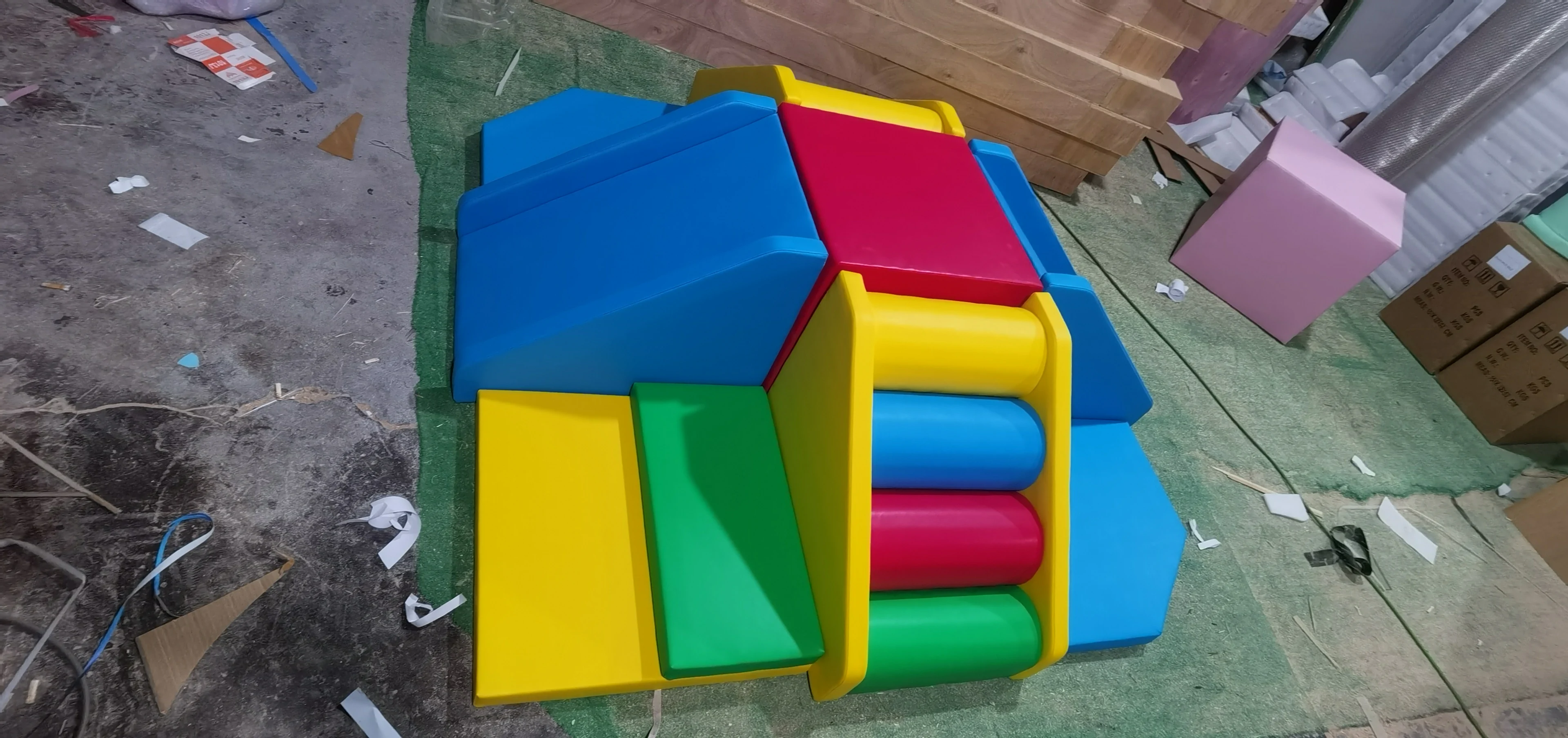 Good Rental White Grey Foam Soft Play Sets Event Party Rental Business