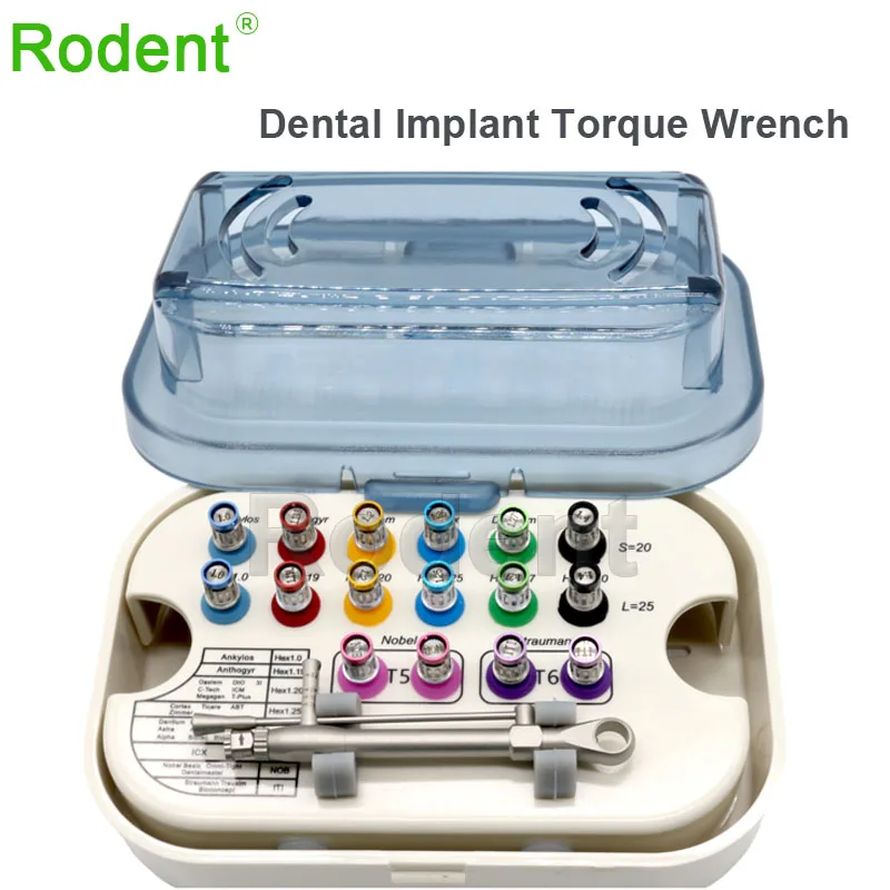 Universal Dental Implant Prosthetic Kits Including Torque Wrench Screw