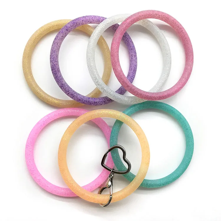 silicone bangle keyring wholesale