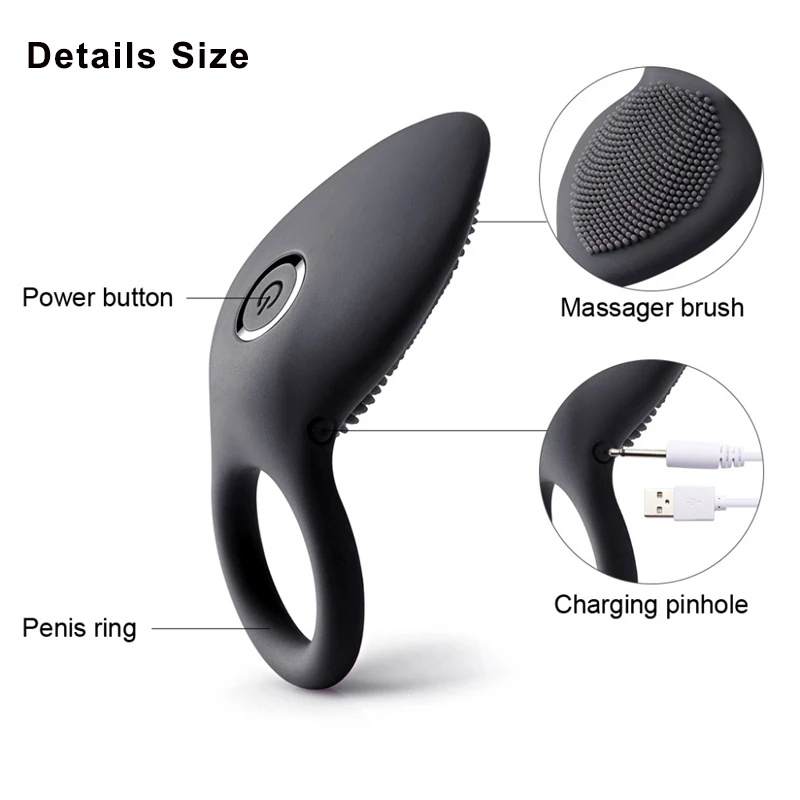 Anello Pene regolabile - Power X Ring Nero