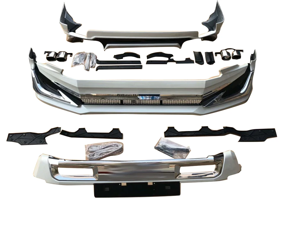 TDCMY High Quality Mstyle Car Body Kits Front and Rear Surround Kit with Lights for Toyota Prado 2018-2020 FJ150 manufacture