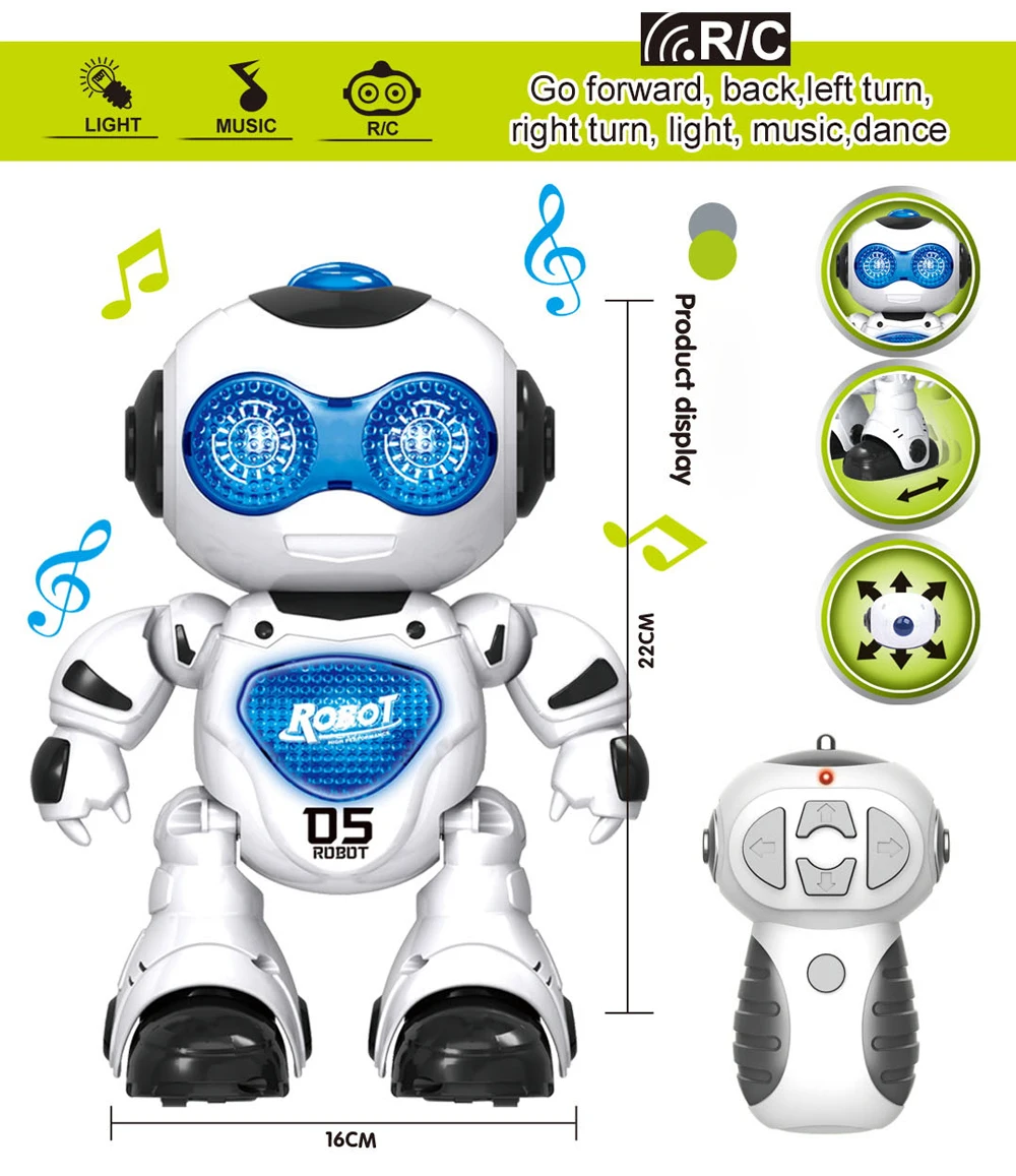 Infrared Dancing Function Rc Robot Toy with Music