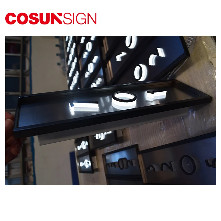 Modern Coloured Light LED Back Lit Smart Hotel Room Number Sign with Eco-Friendly Design and Easy Installation