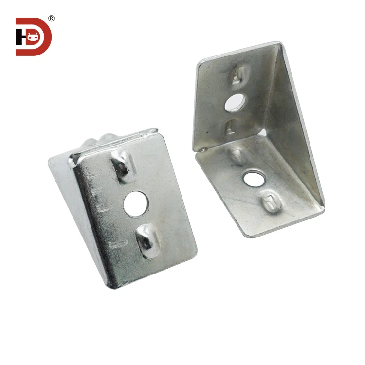 4052 Carbon Steel Galvanized Corner Code 4040 Aluminum Profile Corner Fittings Connection L Corner Seat Fixing Parts supplier