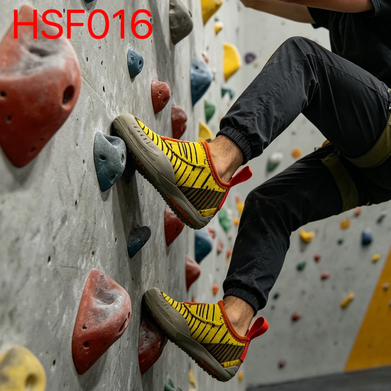 YYR,Climbing Gym Durable Rubber Sole Multi-colors Available Rock Shoes Indoor Bouldering Adults/Kids Creepers Shoes HSF016