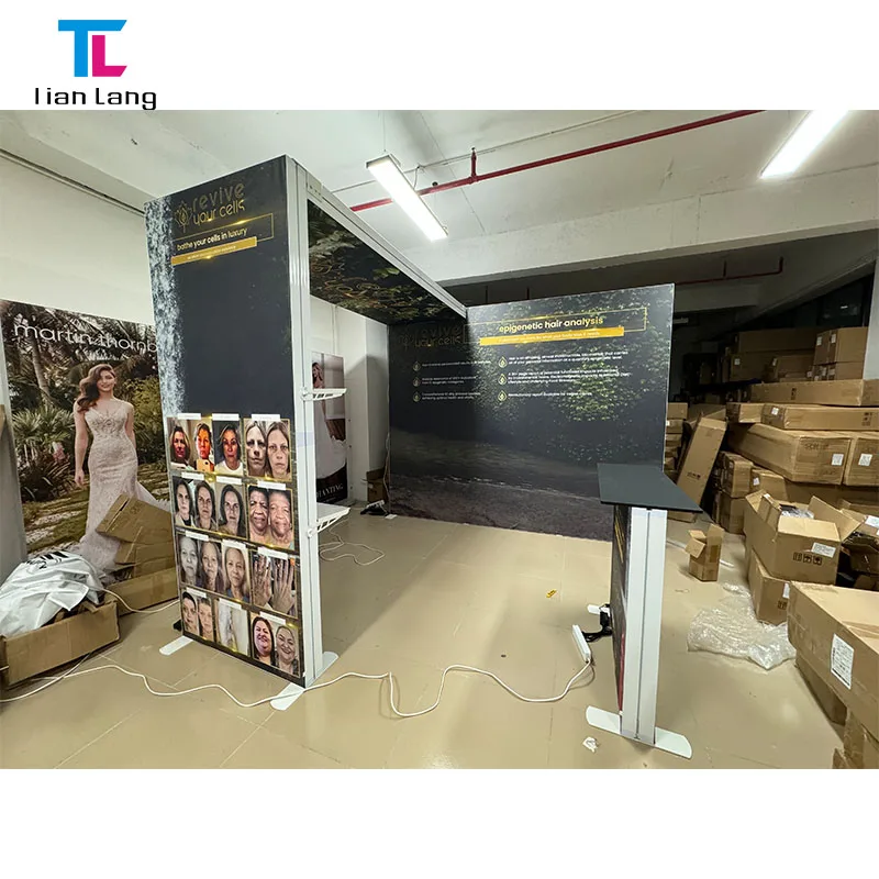 Iompallach Éadrom Iséalta Dlí Nua Priontáil Saincheartúil Pop Up Crósta Boksa Solbhríge Scagán Taispeántas Taispeántas