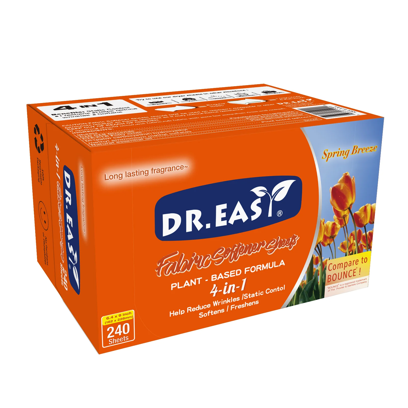 Fabric Softener Sheet Aromatic Static Removal Wholesale Laundry Companion