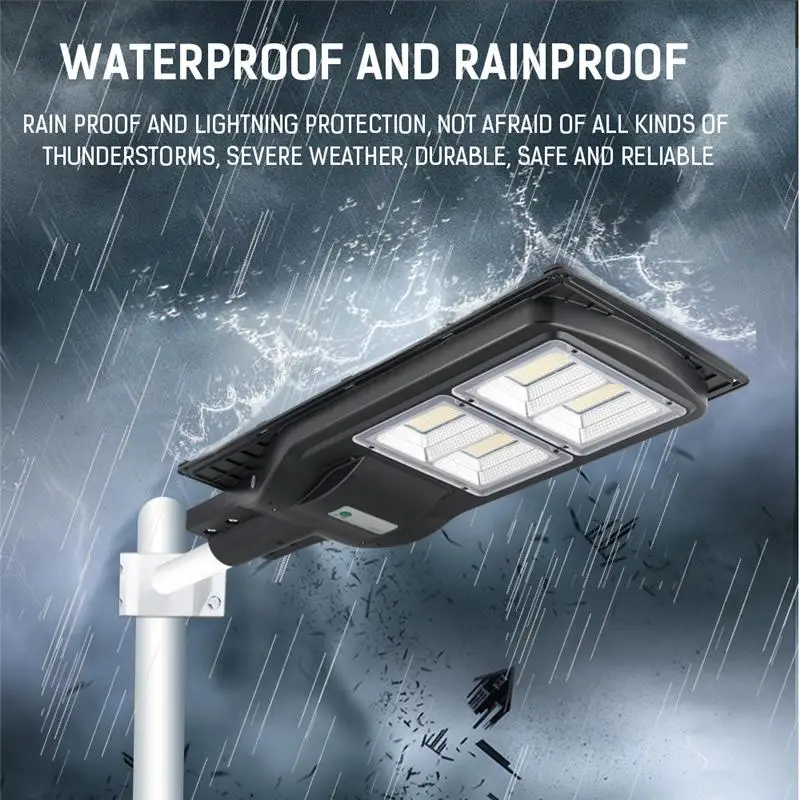 Светодиодный уличный светильник на солнечной батарее, настенная лампа, водонепроницаемое наружное освещение с пассивным ИК датчиком движения, садовое освещение с дистанционным управлением, IP65