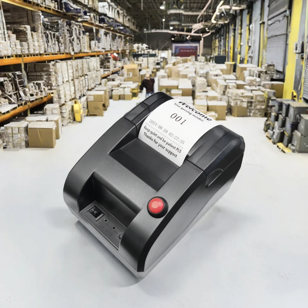 Ycall 58mm Receipt Ticket Label Paper Thermal Printer PC Text Editing ...