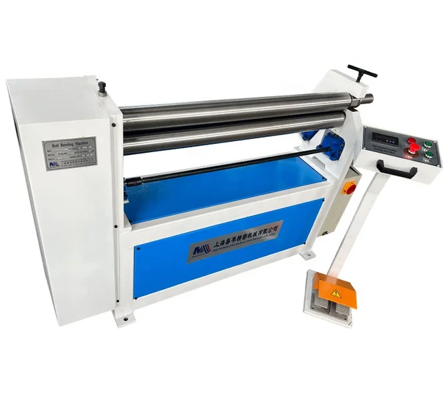 Manual 3 Rolls Small Sheet Roller Bending Machine,Small slip roll machine,3-Roller machine