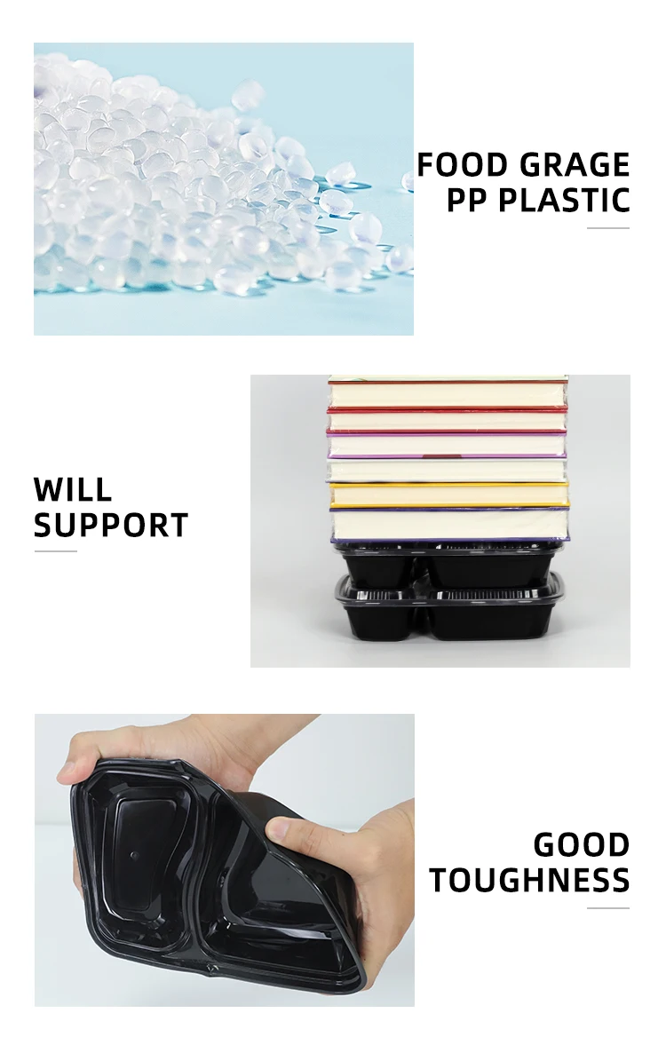 Restaurant Disposable Food Container Restaurant Food Grade Plastic Pp