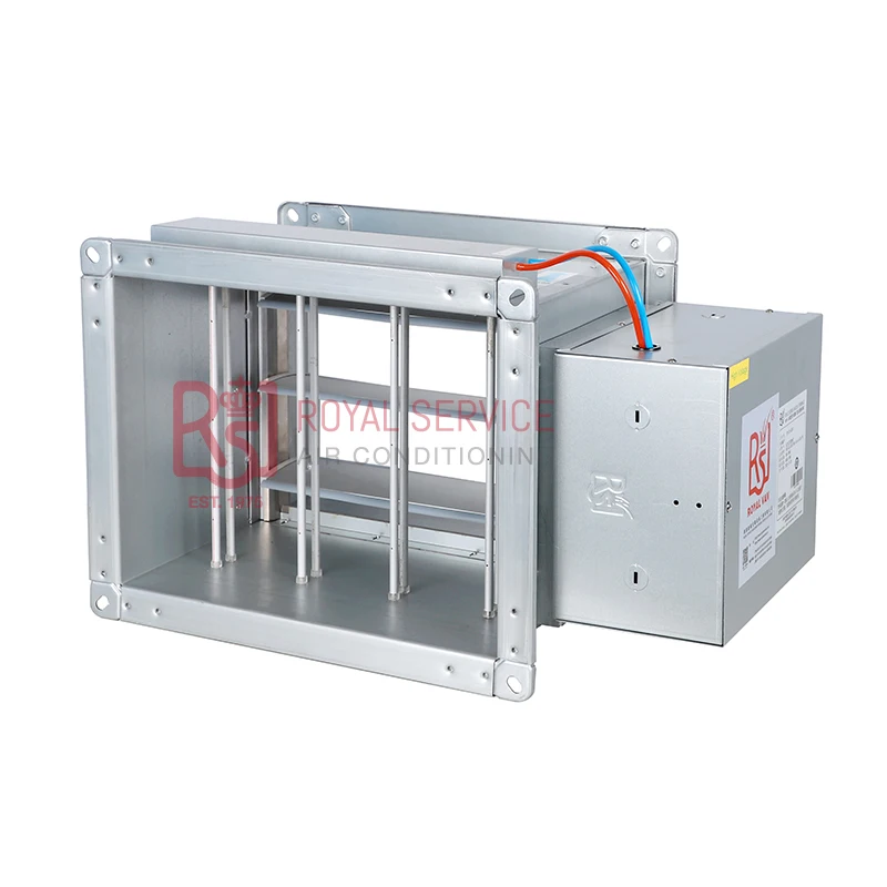 Royal HVAC Tools VAV Square Single Air Duct High Speed Variable Volume Electric CAV Motorized Terminal Hvac Controller Box