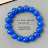 Dark blue chalcedony 12mm Enclosed is the certificate
