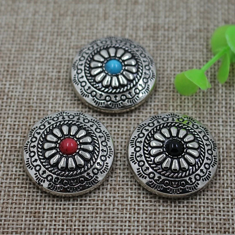 Wholesale Custom Decorative Turquoise Conchos for Leather and Wallet