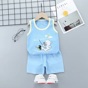 Shunying OEM Ensembles pour enfants cute baby onesie tending high quality wholesale comfortable summer knitted baby clothes